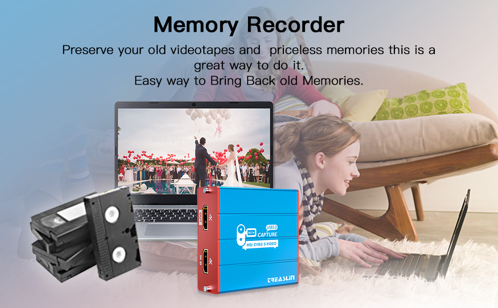  CVBS S-Video HDMI Video Capture USB3.0 Record Video Digital