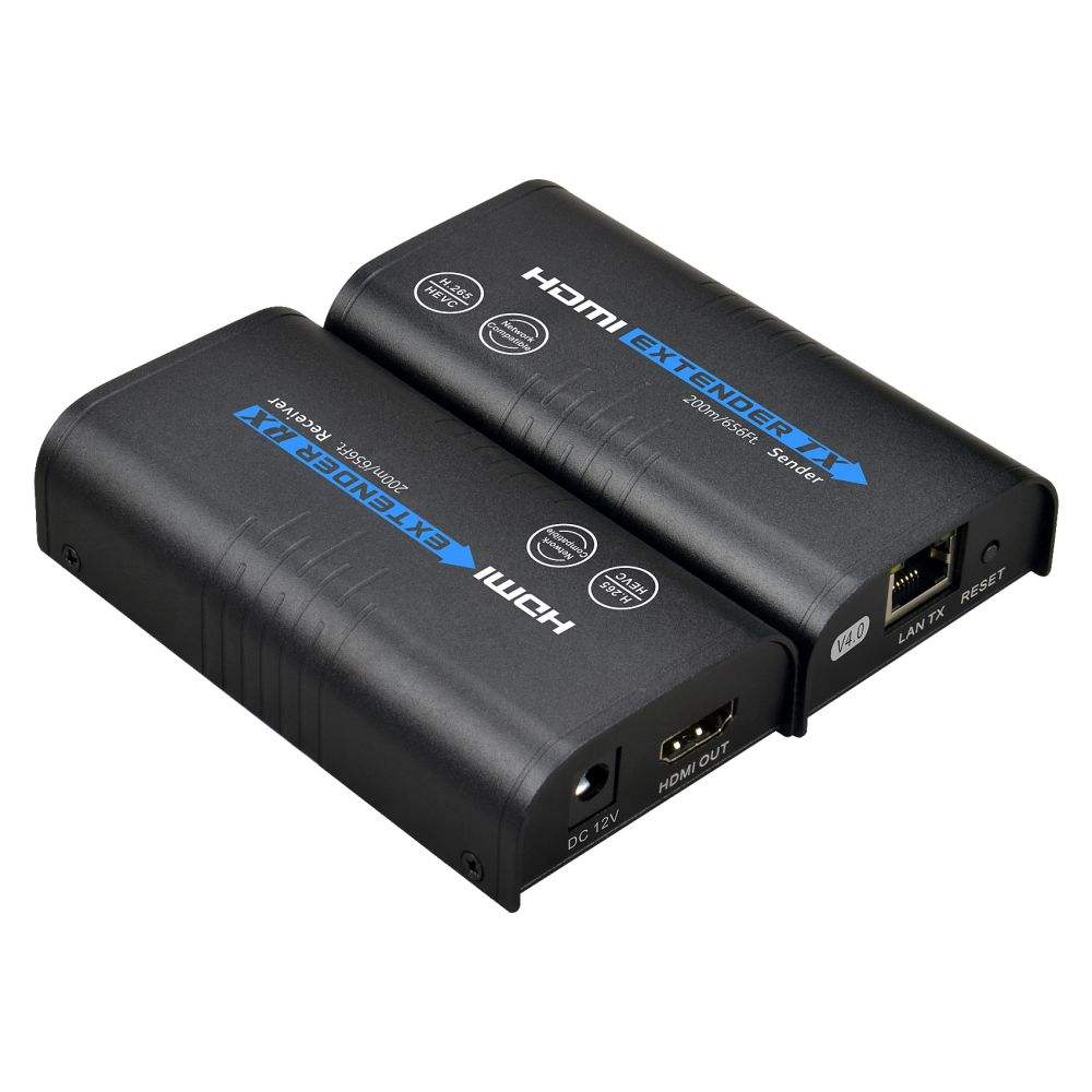 HDMI over IP 120m 1080P H.264 H.265 HDMI Extender over CATx