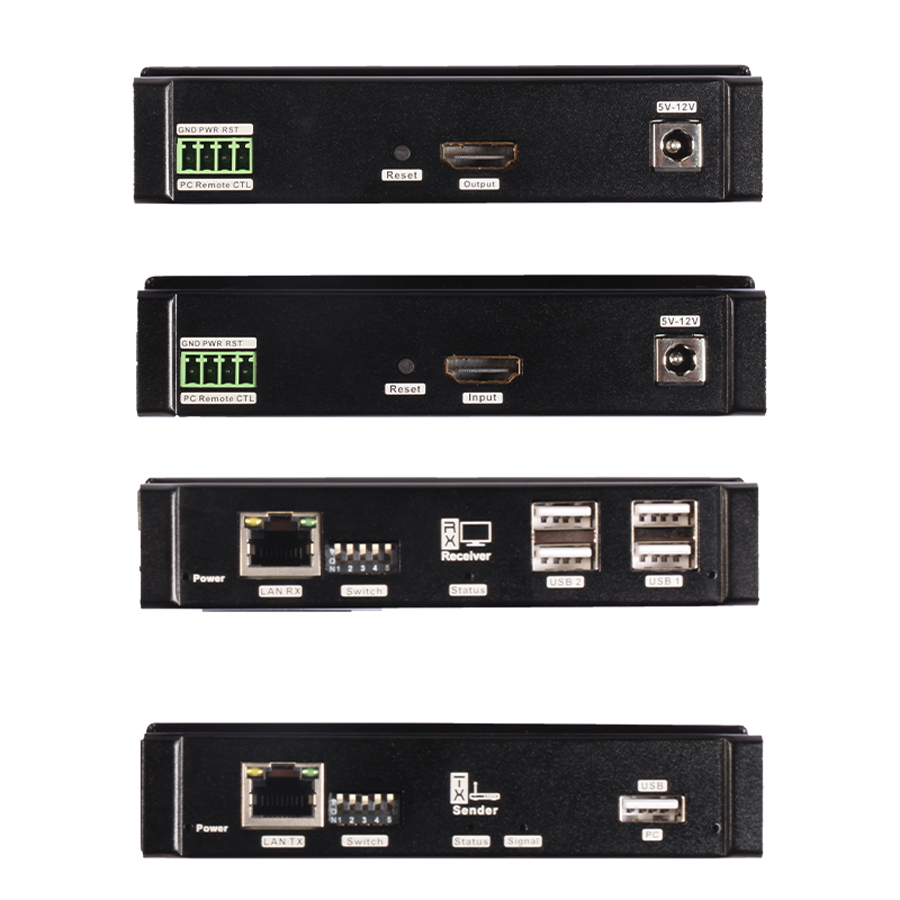 HSV5631 HDMI KVM Extender 4K30HZ 4: 4: 4 over IP with USB2.0 Hub