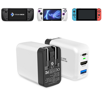 65W 3 Ports Gaming Charger dock