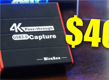 $40 Budget Capture Card! MiraBox USB 3.0 1080p 60fps Capture Card with 4k Passthrough!